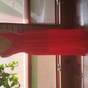 Long red Nightgown
